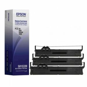 Printer Ribbon Cartridge Epson PLQ 20, Plq 20D, Plq 20DM, Plq20M, 22CS, 22CSM Original Cartridge (3pcs in One Box)