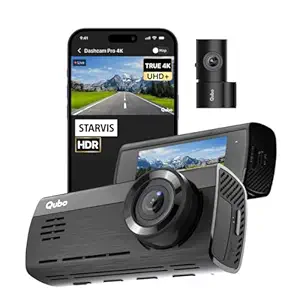 Qubo Smart Dashcam Pro 4K + Rear